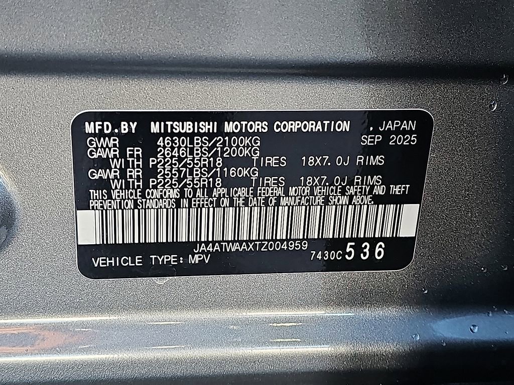 New 2026 Mitsubishi Eclipse Cross Black Edition image 19