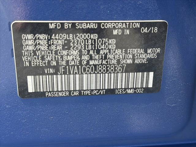 Used 2018 Subaru WRX Premium AWD/4WD image 28