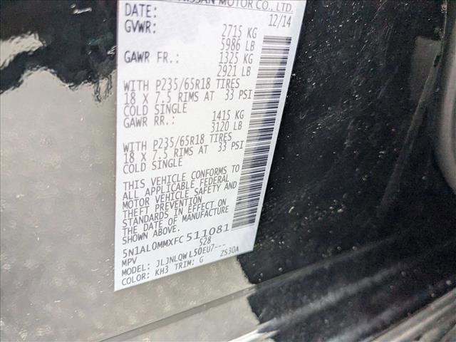 Used 2015 INFINITI QX60 Luxe image 20