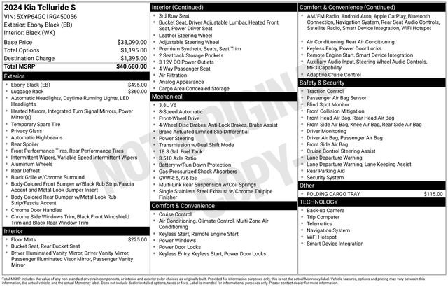 Used 2024 Kia Telluride S image 34
