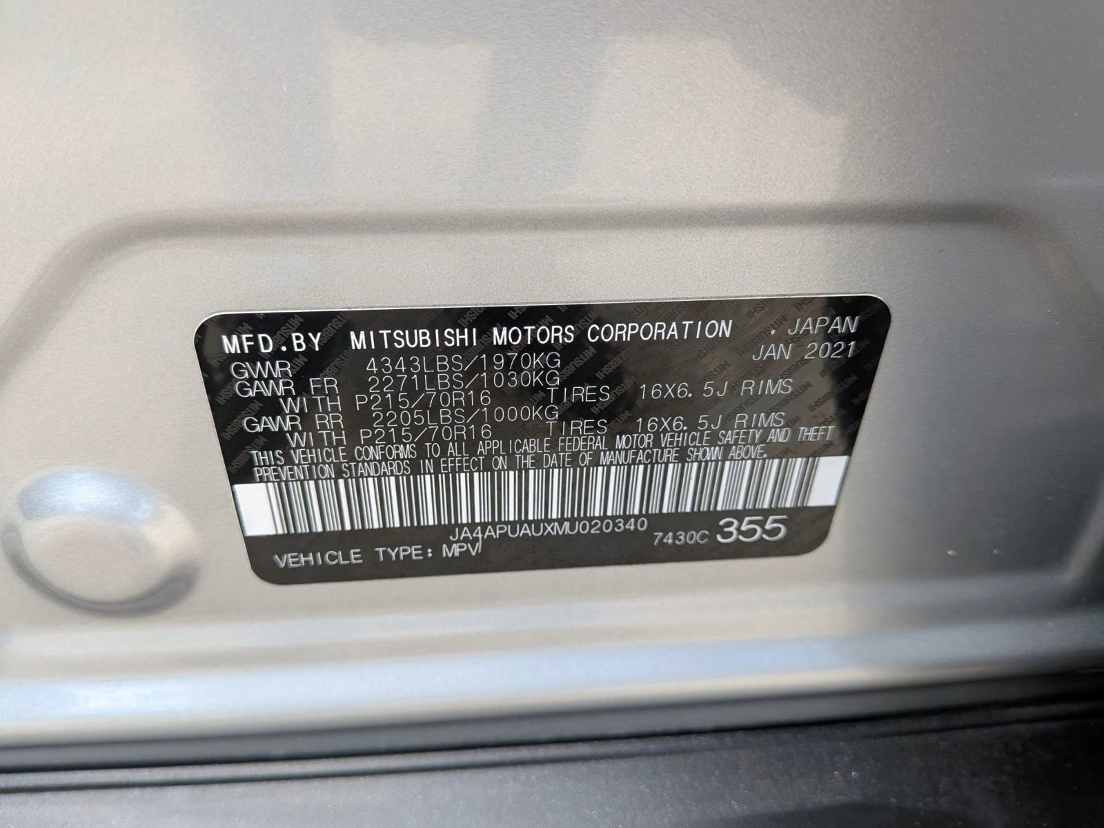 Used 2021 Mitsubishi Outlander Sport LE FWD image 47