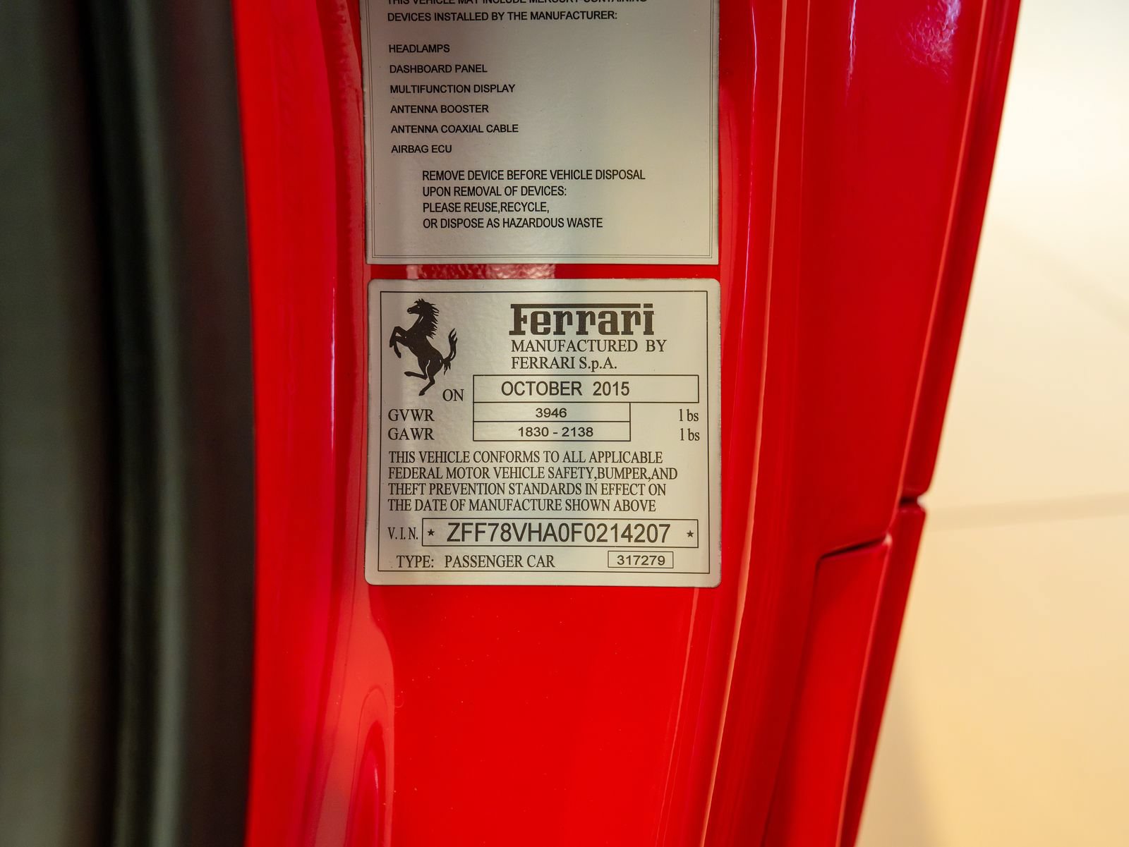 Certified 2015 Ferrari 458 Speciale A RWD image 24