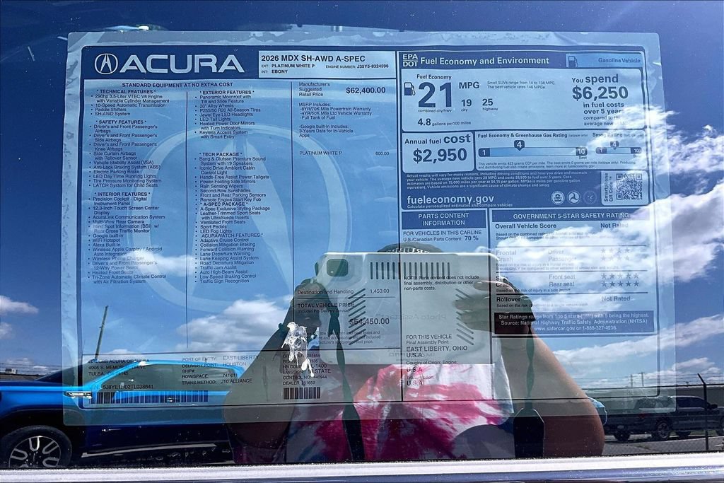 New 2026 Acura MDX A-Spec AWD/4WD image 40