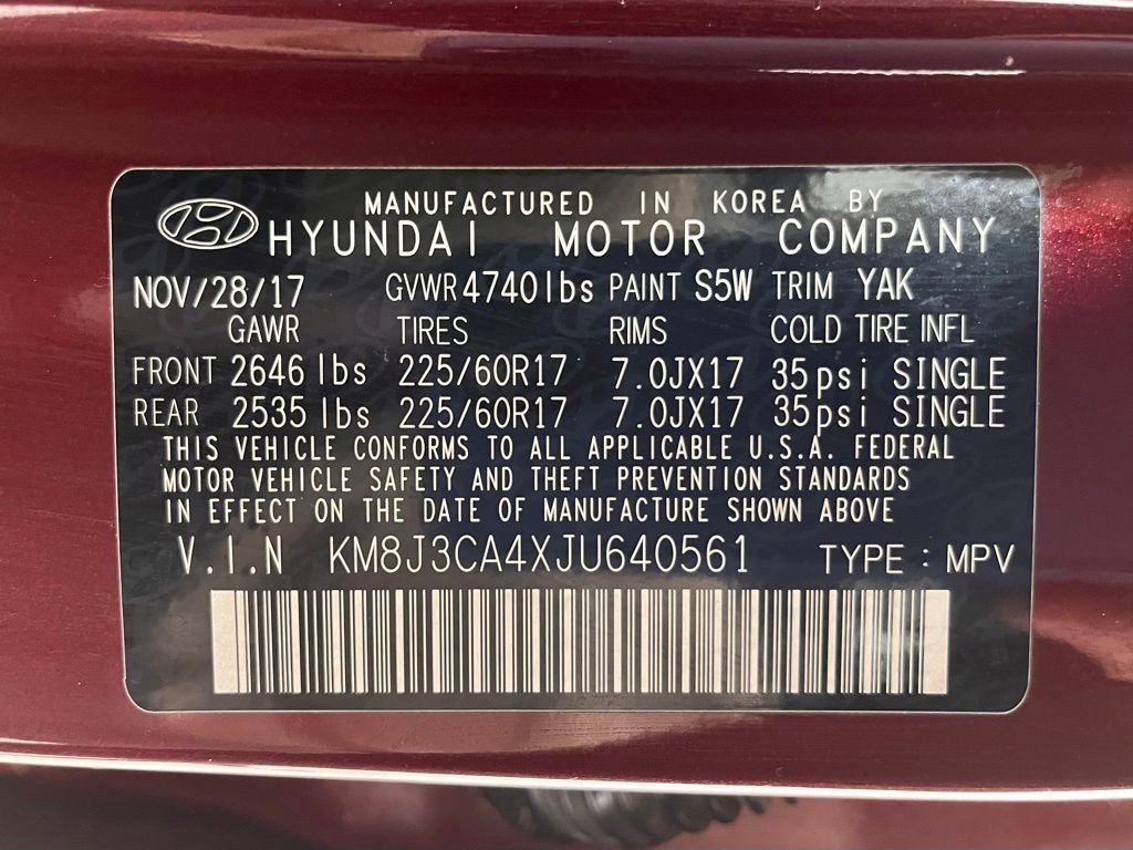 Used 2018 Hyundai Tucson SEL AWD/4WD image 24