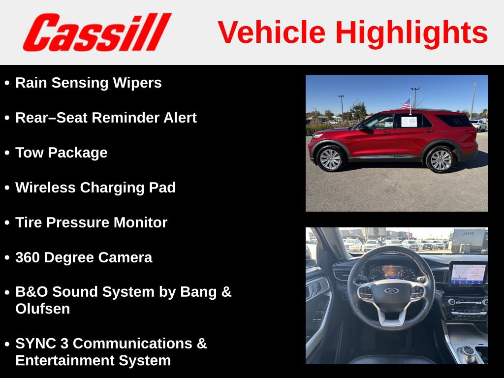Used 2021 Ford Explorer Limited w/ Hybrid Equipment Group 310A AWD/4WD image 21