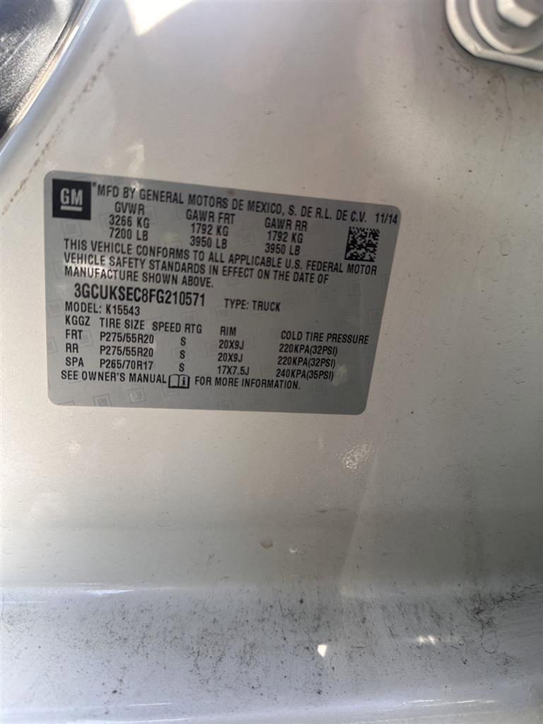 Used 2015 Chevrolet Silverado 1500 LTZ w/ LTZ Plus Package image 11