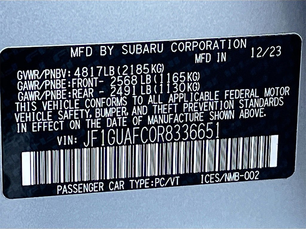 Used 2024 Subaru Impreza 2.0i Sport image 31