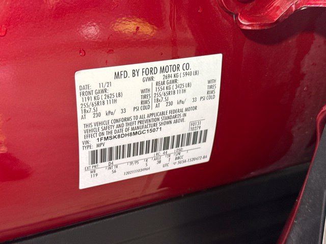 Used 2021 Ford Explorer XLT w/ Equipment Group 202A AWD/4WD image 16
