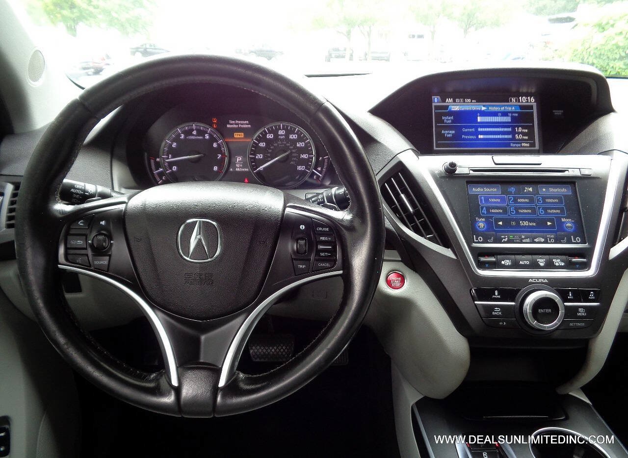 Used 2016 Acura MDX w/ AcuraWatch Plus Package AWD/4WD image 9