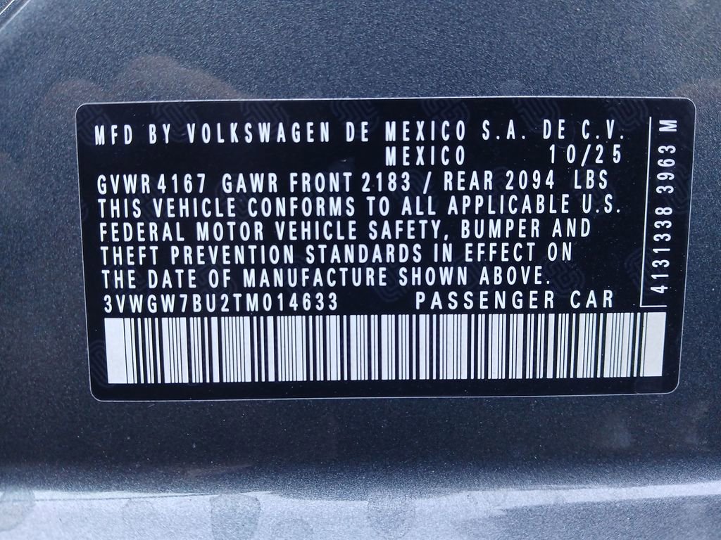 New 2026 Volkswagen Jetta SEL image 30