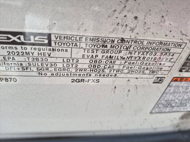 Used 2022 Lexus RX 450h AWD w/ Premium Package image 27