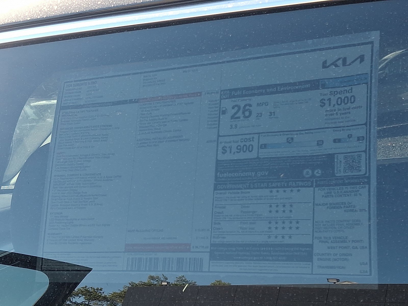 New 2026 Kia Sorento S image 19
