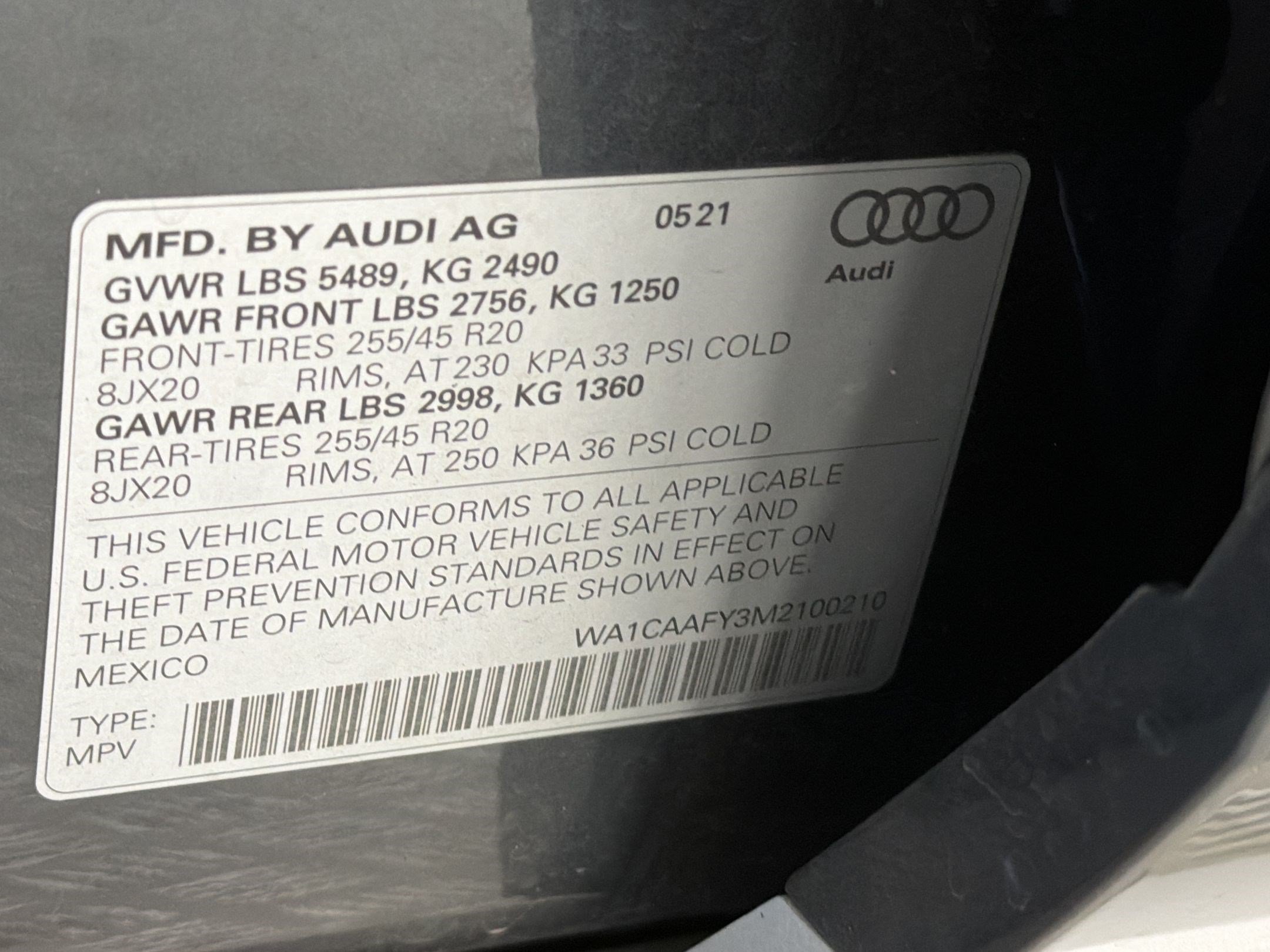 Used 2021 Audi Q5 Prestige w/ Prestige Package AWD/4WD image 27