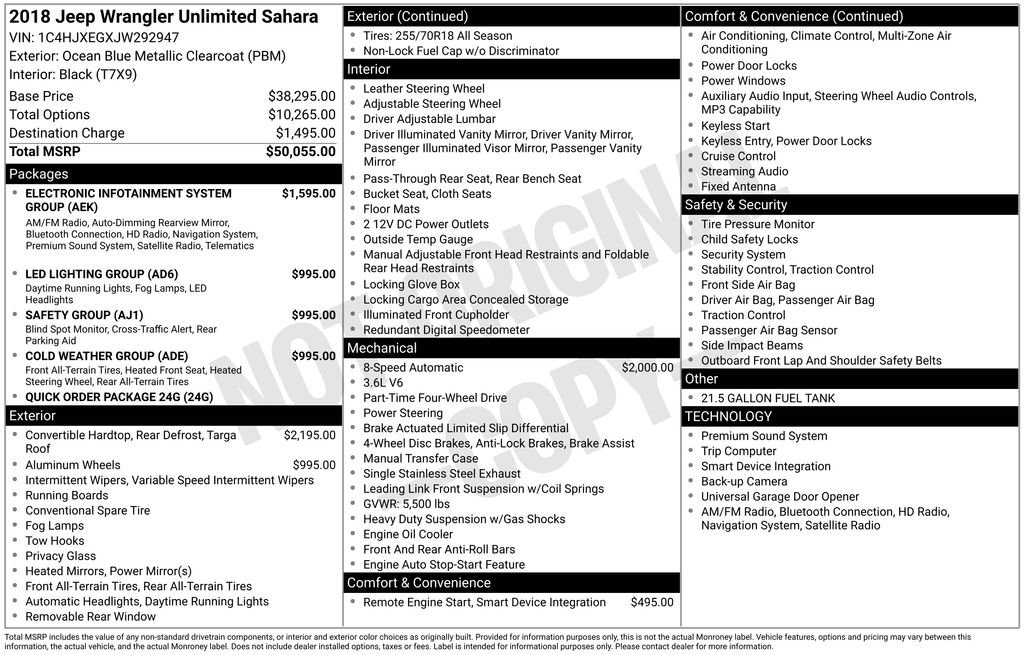 Certified 2018 Jeep Wrangler Unlimited Sahara image 45