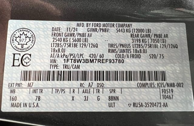 Used 2024 Ford F350 Platinum w/ Tremor Off-Road Package image 62