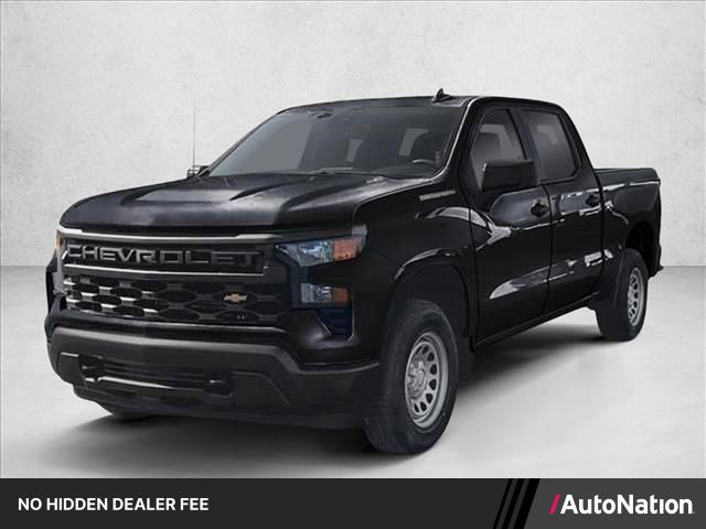 New 2026 Chevrolet Silverado 1500 Custom w/ Turbomax Blackout Package RWD image 1