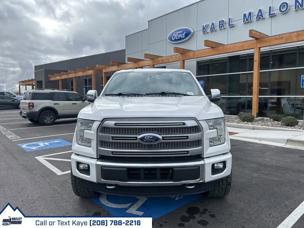Used 2015 Ford F150 Platinum w/ Technology Package image 2