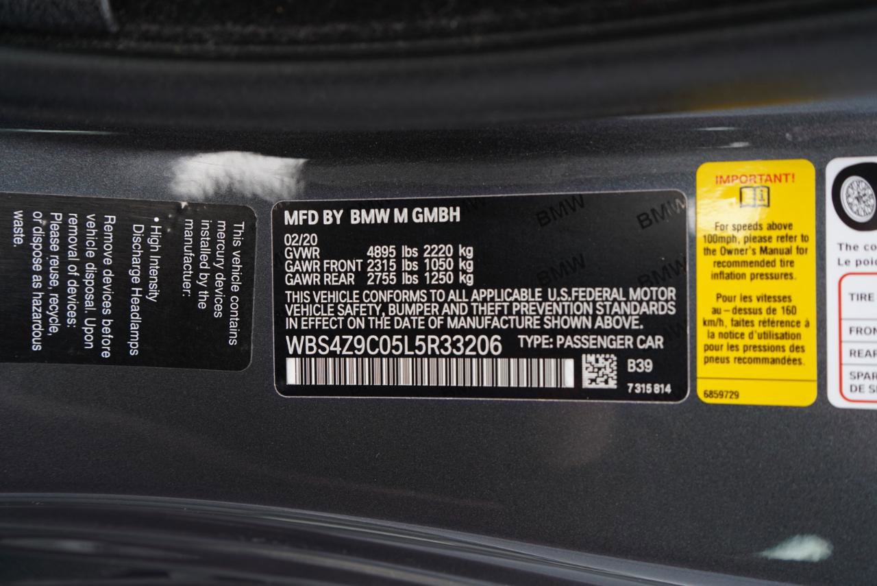 Used 2020 BMW M4 Convertible w/ Executive Package image 84