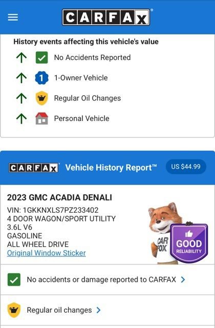 Used 2023 GMC Acadia Denali w/ Denali Ultimate Package image 4