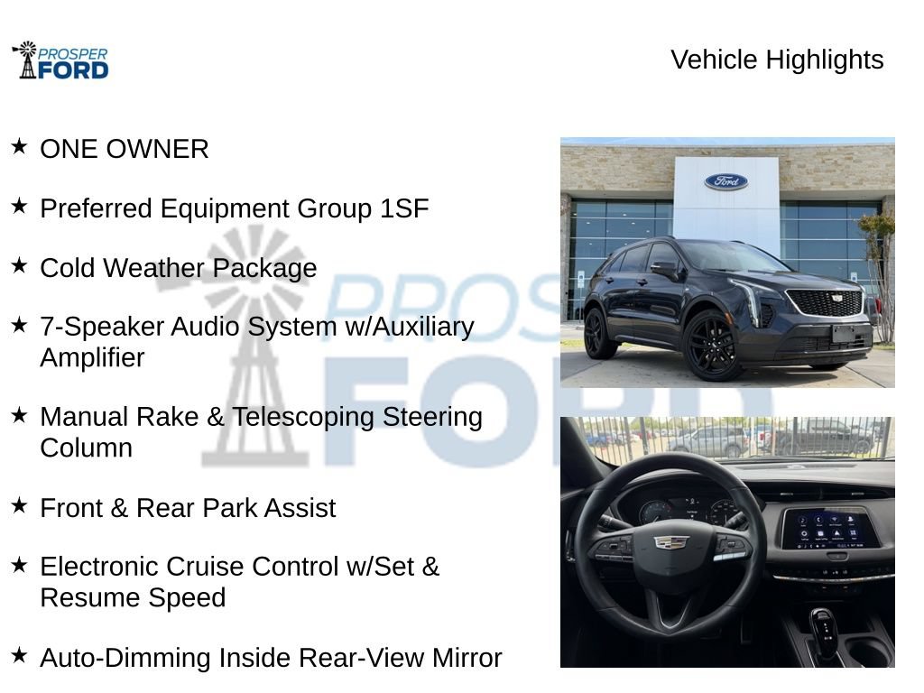 Used 2023 Cadillac XT4 Sport w/ Cold Weather Package FWD image 5