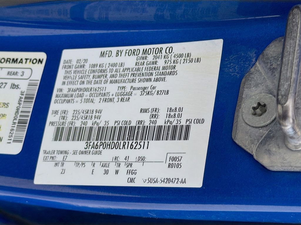 Used 2020 Ford Fusion SE w/ Equipment Group 151A image 36