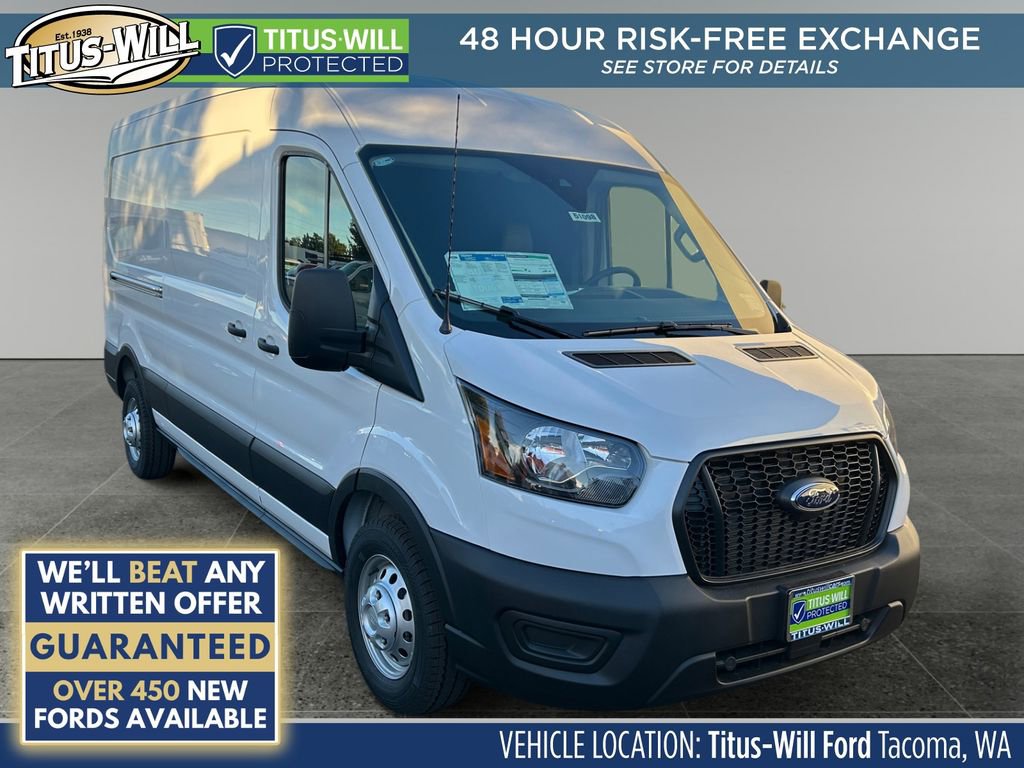 New 2025 Ford Transit 150 148 Medium Roof AWD w/ Load Area Protection Package