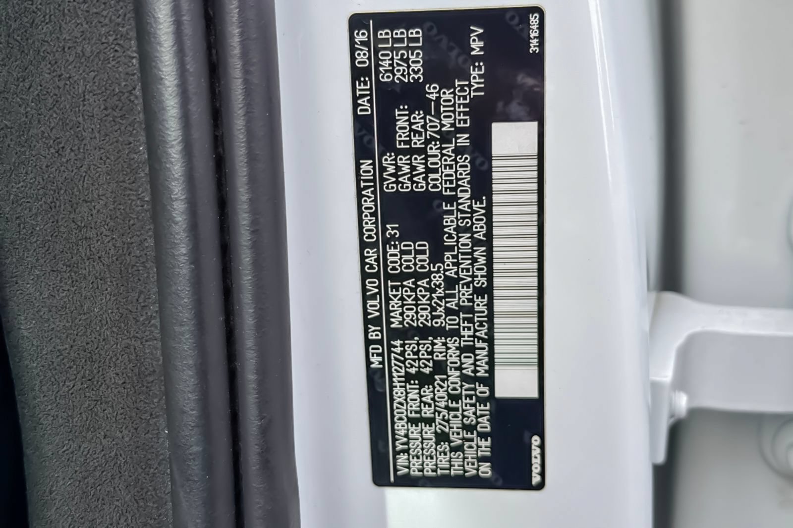 Used 2017 Volvo XC90 T8 Excellence AWD/4WD image 30