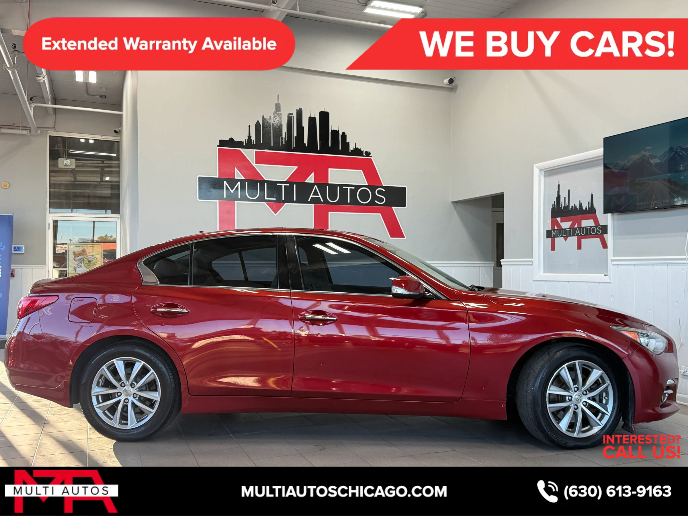 Used 2015 INFINITI Q50 Premium w/ All Weather Package image 8