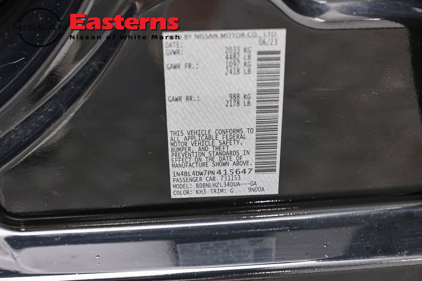 Used 2023 Nissan Altima 2.5 SV AWD/4WD image 34