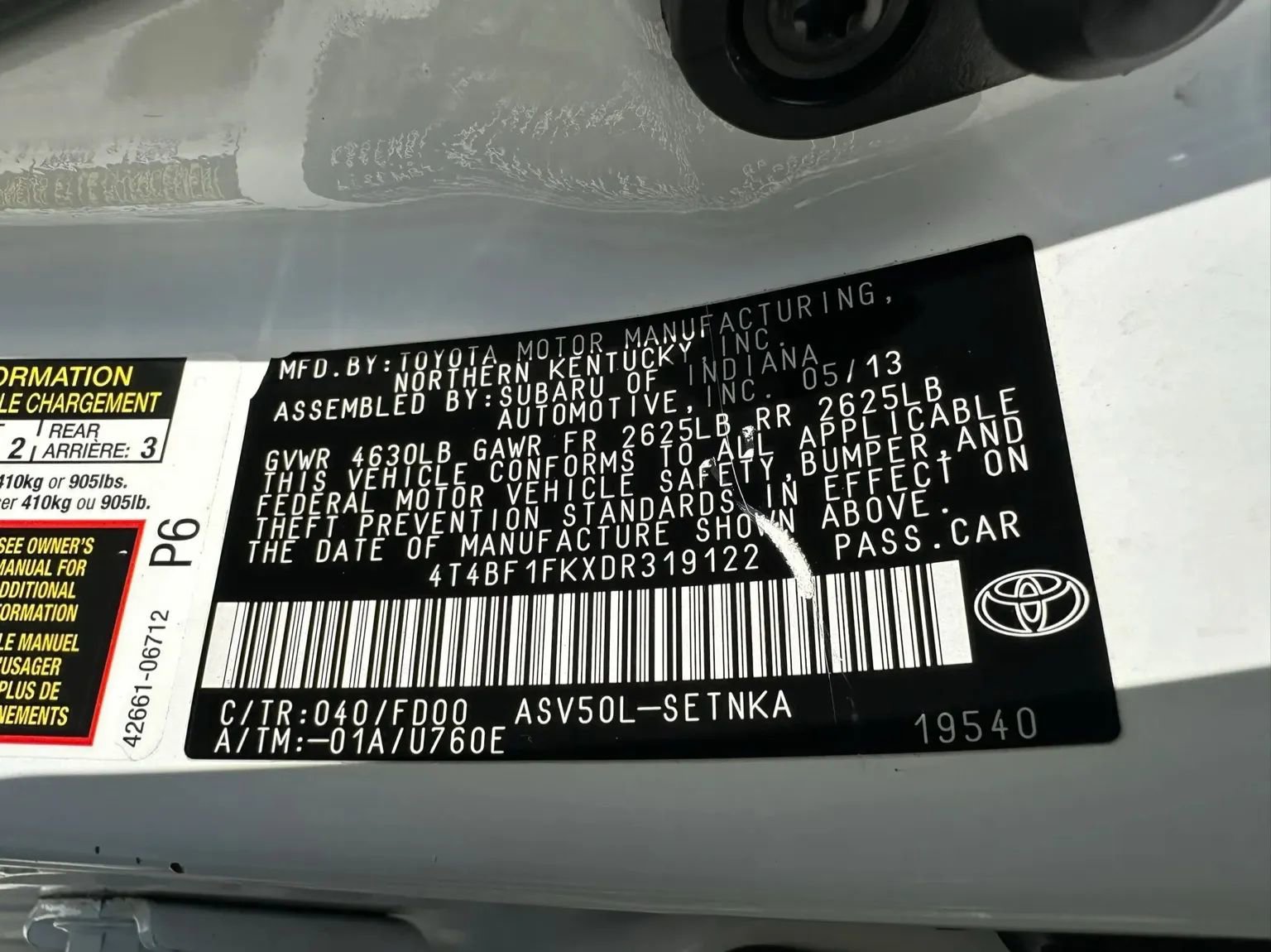 Used 2013 Toyota Camry LE FWD image 37