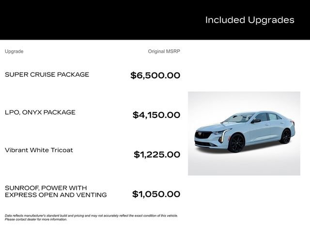 New 2026 Cadillac CT4 Premium Luxury RWD image 3