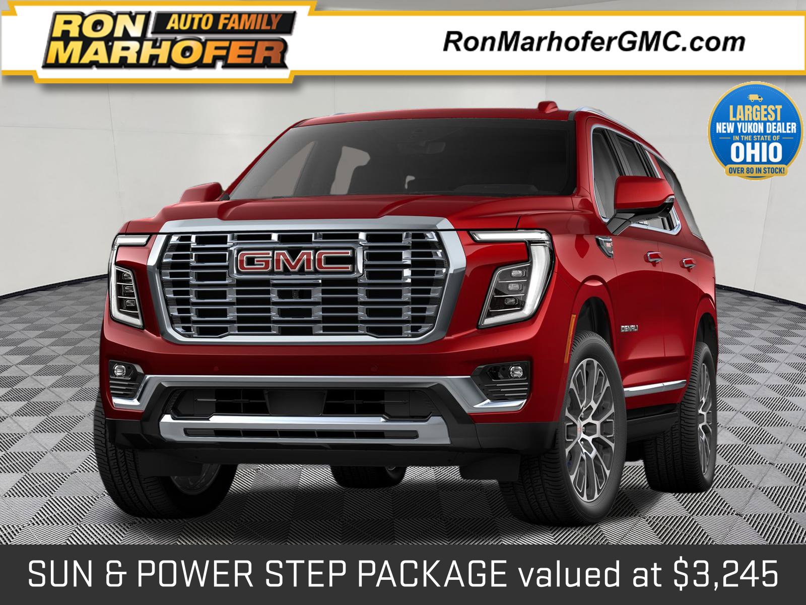 New 2026 GMC Yukon Denali w/ Sun & Power Step Package
