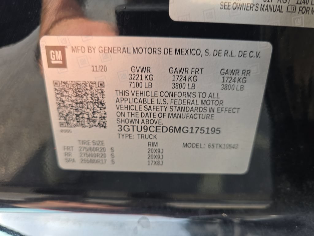 Certified 2021 GMC Sierra 1500 Elevation w/ LPO, Elevation Black Package AWD/4WD image 35