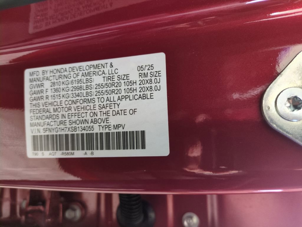 New 2025 Honda Pilot Touring image 30