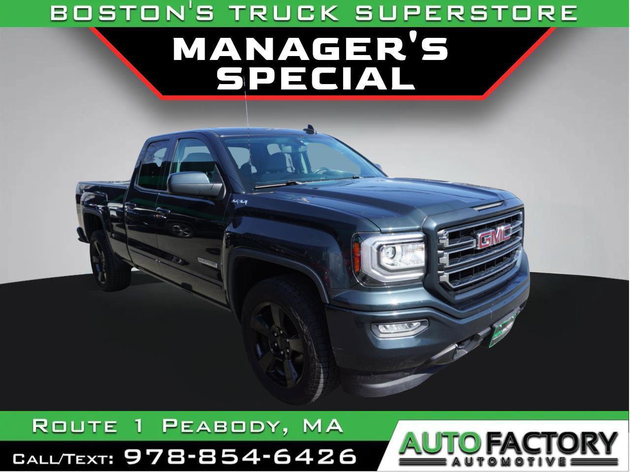Used 2018 GMC Sierra 1500 4x4 Double Cab w/ Elevation Edition