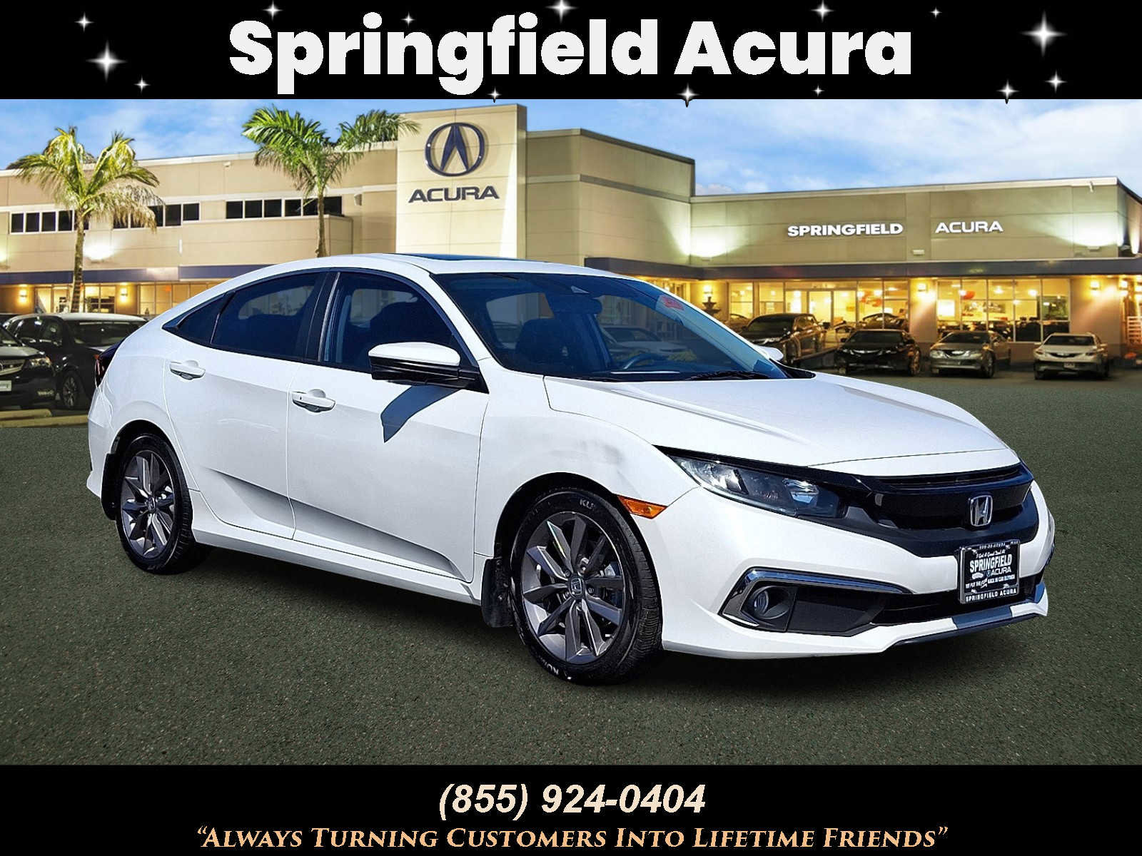 Used 2021 Honda Civic EX image 1