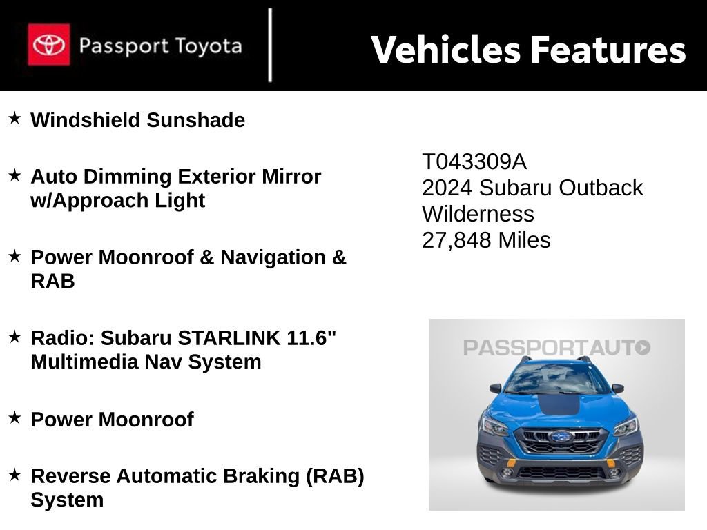 Used 2024 Subaru Outback Wilderness AWD/4WD image 11