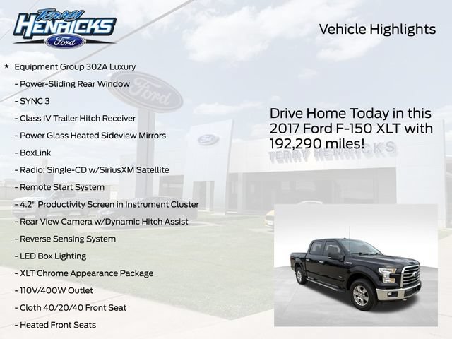 Used 2017 Ford F150 XLT w/ Equipment Group 302A Luxury AWD/4WD image 4
