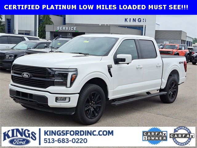 Certified 2024 Ford F150 Platinum w/ Equipment Group 702A High image 1