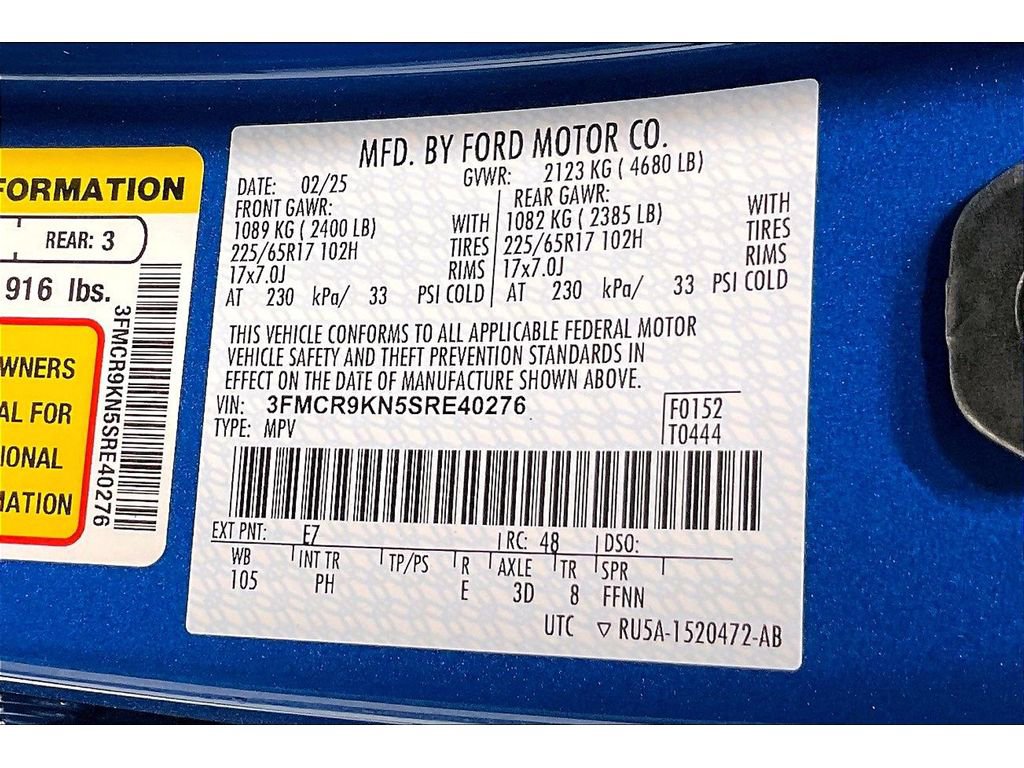 New 2025 Ford Bronco Sport Free Wheeling image 36