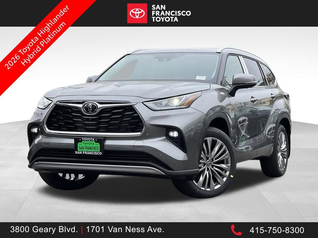 New 2026 Toyota Highlander Platinum