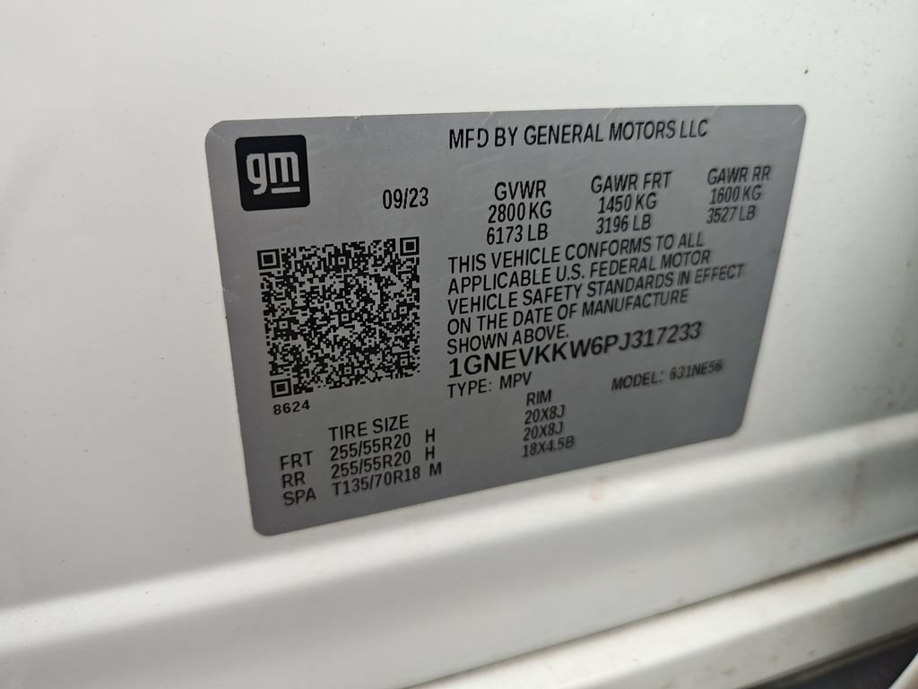 Used 2023 Chevrolet Traverse Premier w/ LPO, Floor Liner Package AWD/4WD image 27
