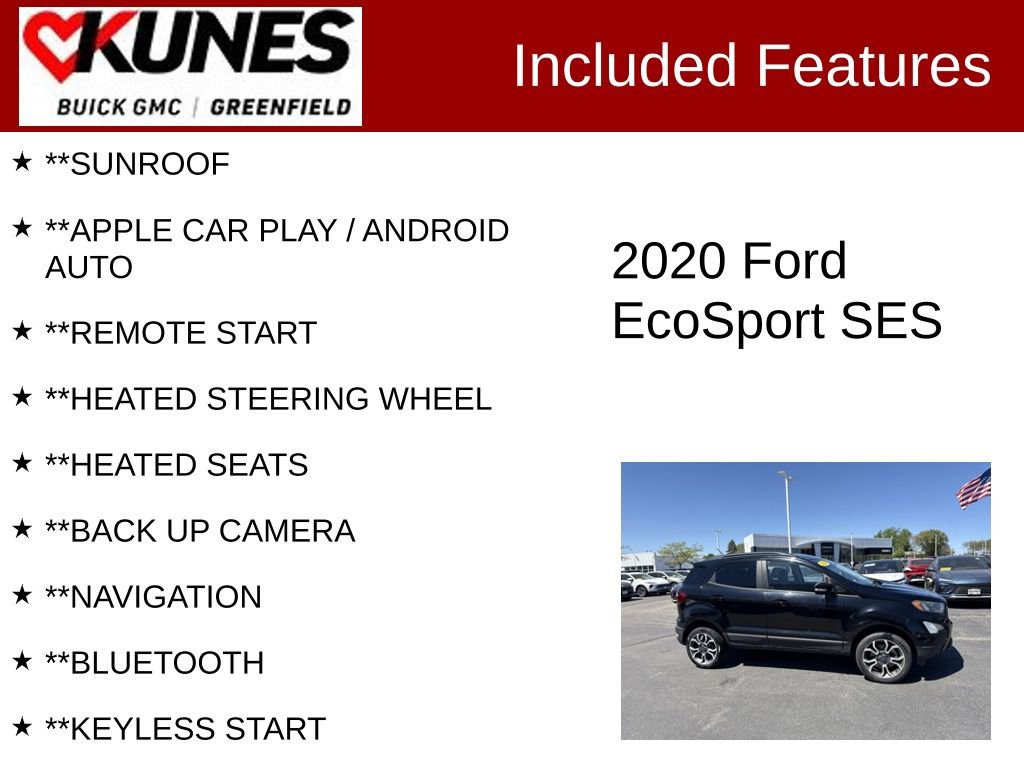 Used 2020 Ford EcoSport SES AWD/4WD image 2