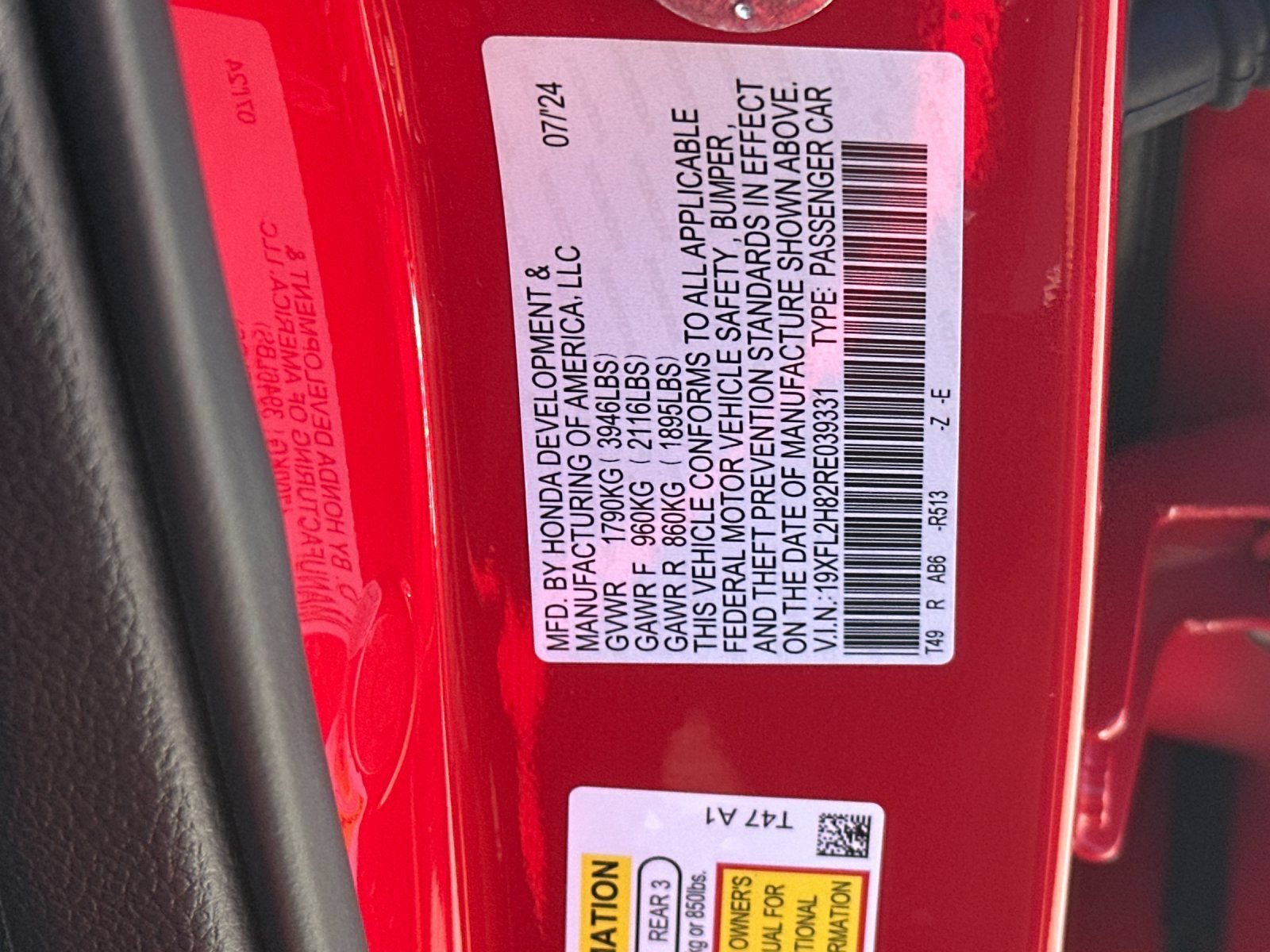 Used 2024 Honda Civic Sport image 26