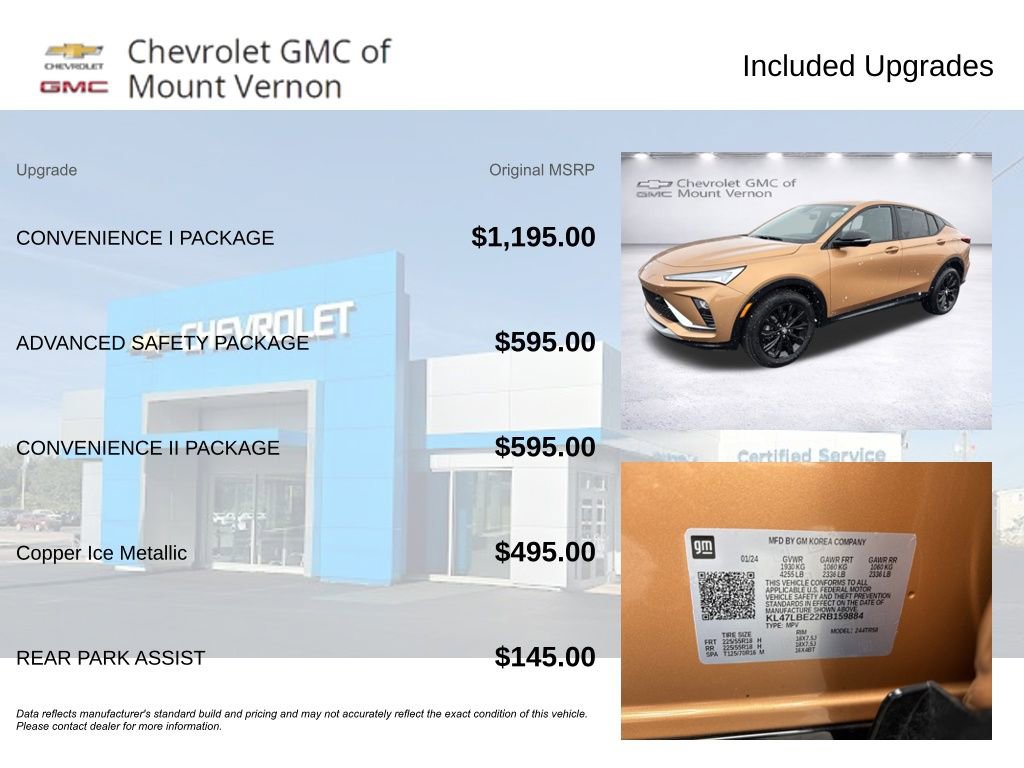 Used 2024 Buick Envista Sport Touring w/ Convenience I Package image 6