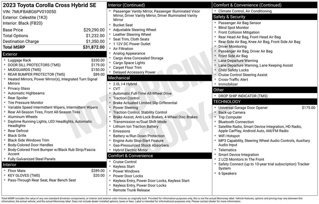 Used 2023 Toyota Corolla Cross AWD Hybrid image 33