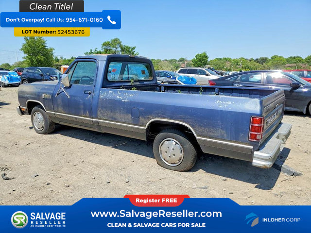 Used 1987 Dodge D/W Truck 100 RWD image 3