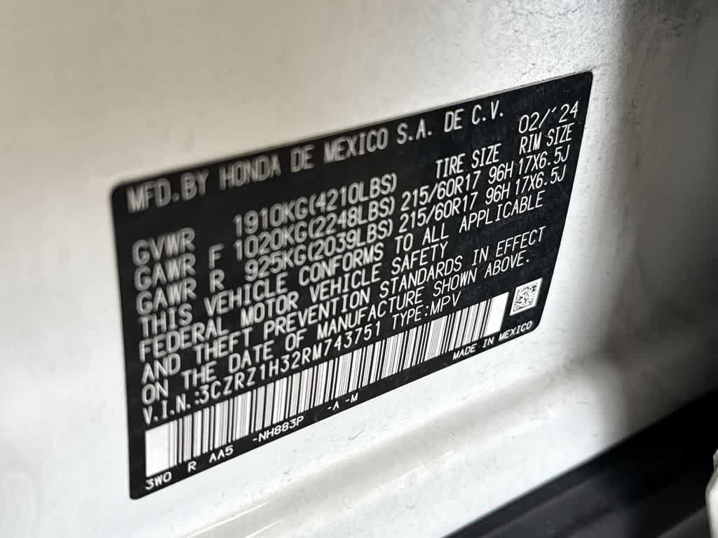 Certified 2024 Honda HR-V LX image 28