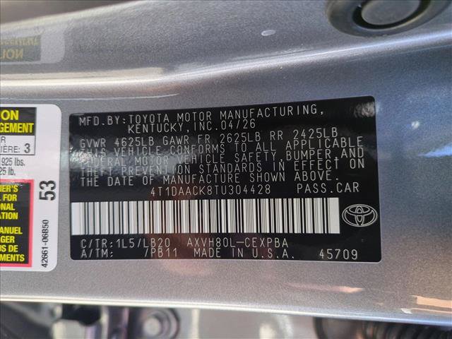 Certified 2026 Toyota Camry XSE FWD image 24