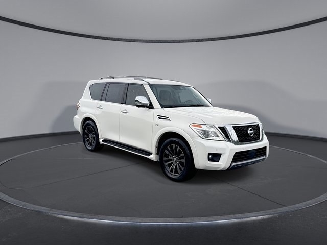 Used 2019 Nissan Armada Platinum w/ Captain's Chairs Package video 2